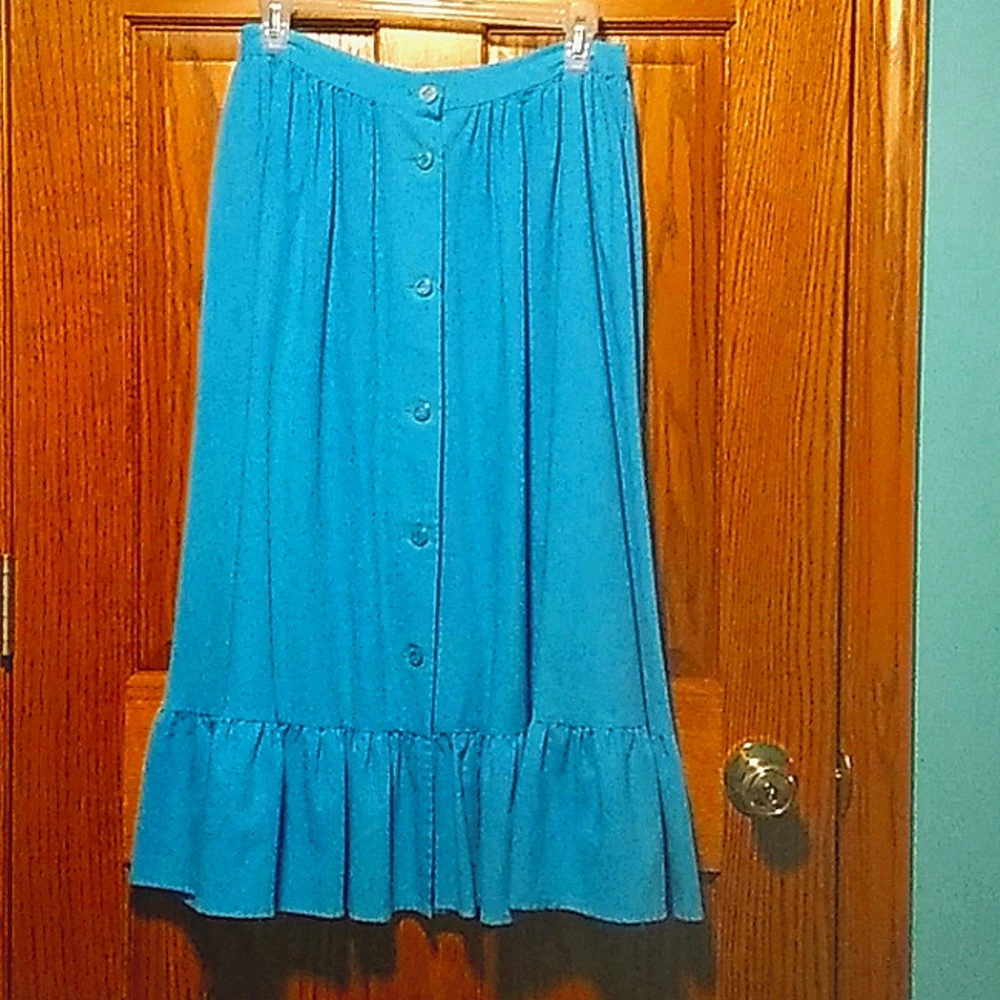 Super cute vintage style blue skirt